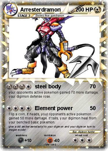 Pokemon Arresterdramon