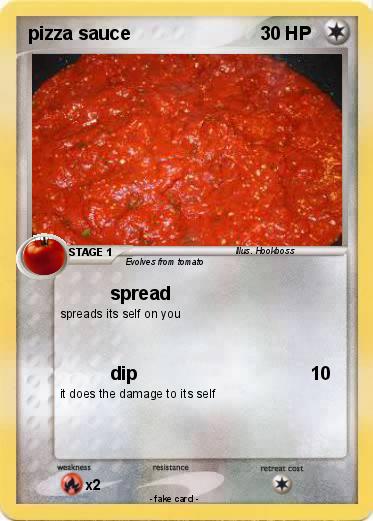 Pokemon pizza sauce