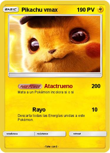 Pokemon Pikachu vmax