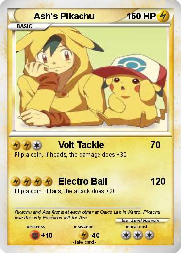 Pokemon Ash's Pikachu