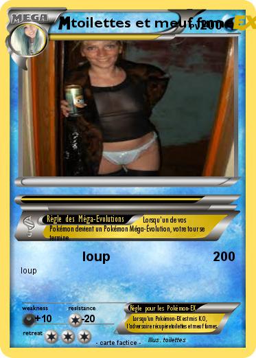 Pokemon toilettes et meuf fume