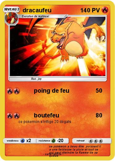Pokemon dracaufeu