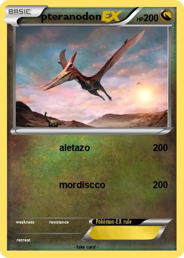 Pokemon pteranodon