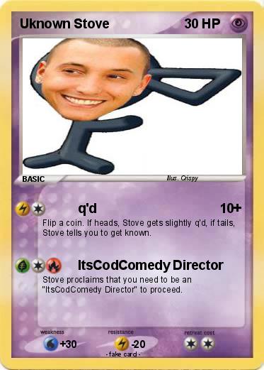 Pokemon Uknown Stove