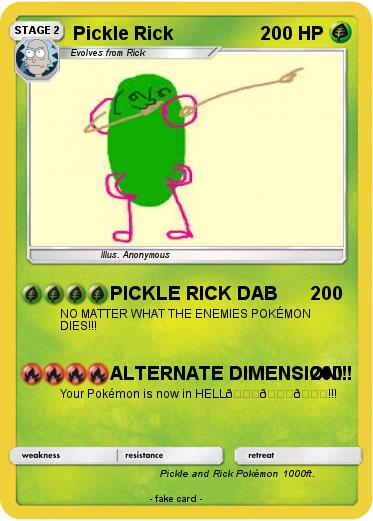 Pokemon Pickle Rick
