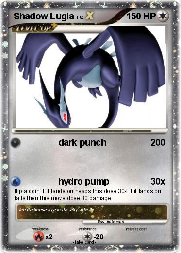Pokemon Shadow Lugia