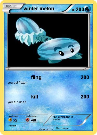 Pokemon winter melon