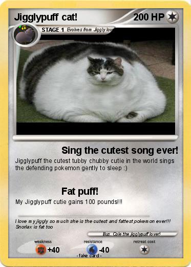 Pokemon Jigglypuff cat!