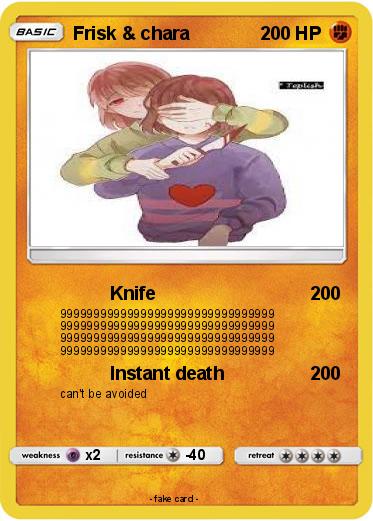 Pokemon Frisk & chara