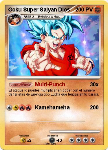 Pokemon Goku Super Saiyan Dios