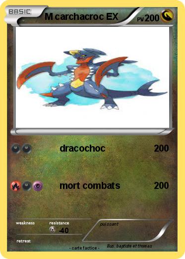 Pokemon M carchacroc EX