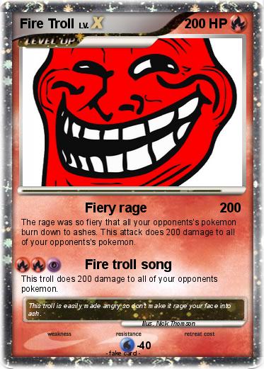 Pokemon Fire Troll