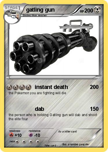 Pokemon gatling gun