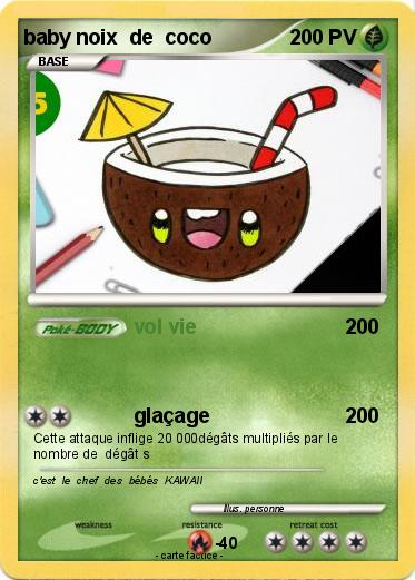 Pokemon baby noix  de  coco