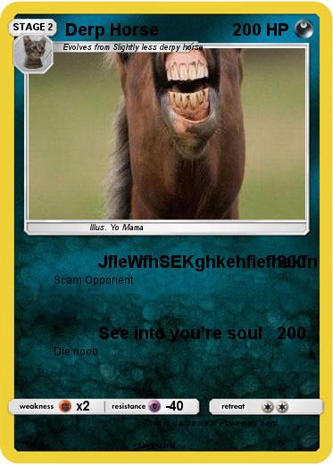 Pokemon Derp Horse