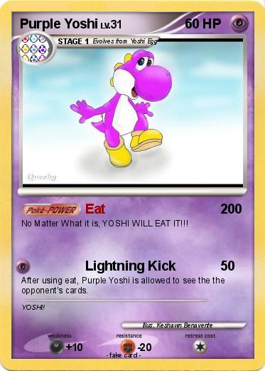 Pokemon Purple Yoshi