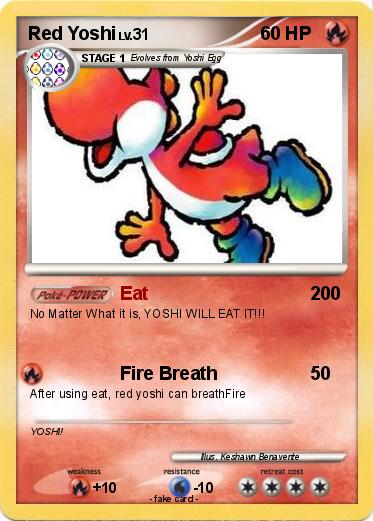 Pokemon Red Yoshi