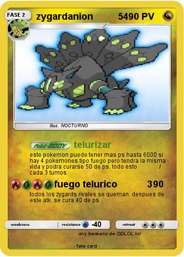 Pokemon zygardanion          54