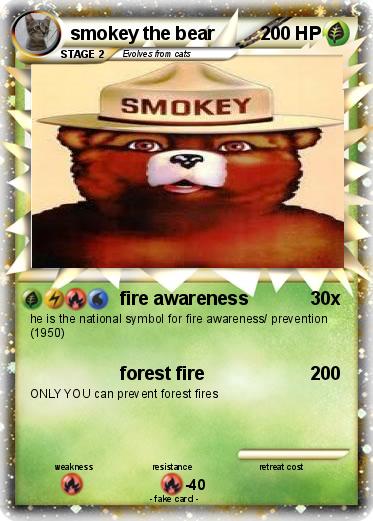 Pokemon smokey the bear