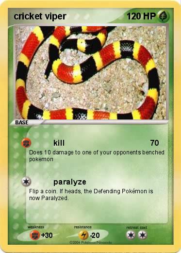Pokemon cricket viper