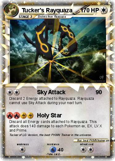 Pokemon Tucker's Rayquaza