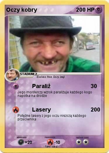 Pokemon Oczy kobry