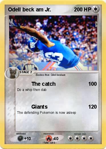 Pokemon Odell beck am Jr.