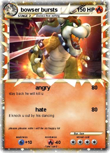 Pokemon bowser bursts