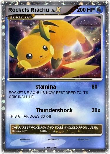 Pokemon Rockets Riachu