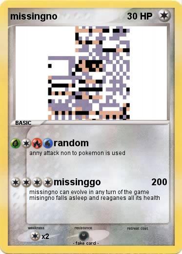 Pokemon missingno