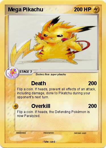 Pokemon Mega Pikachu