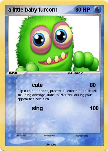 Pokemon a little baby furcorn