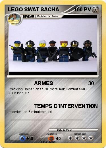 Pokemon LEGO SWAT SACHA