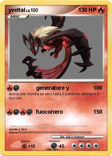 Pokemon yveltal