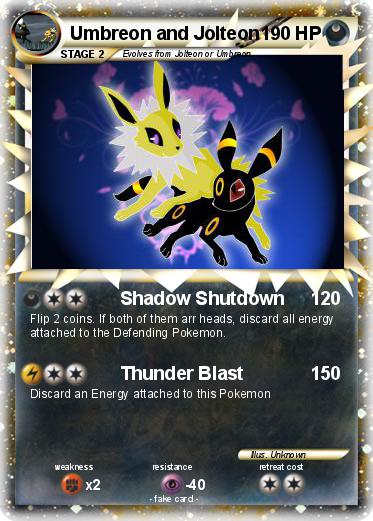 Pokemon Umbreon and Jolteon