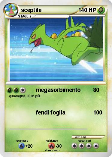Pokemon sceptile