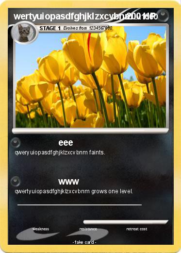 Pokemon wertyuiopasdfghjklzxcvbnm