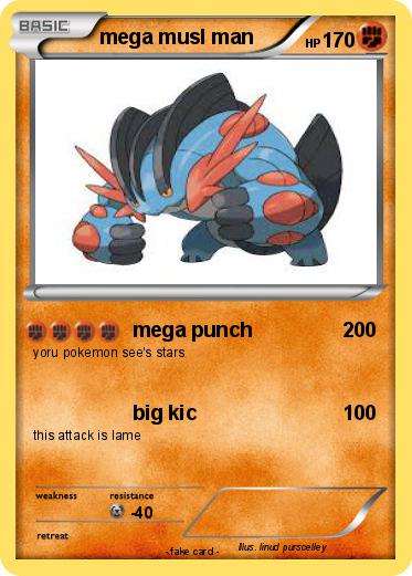 Pokemon mega musl man
