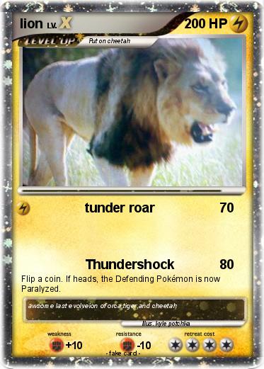 Pokemon lion