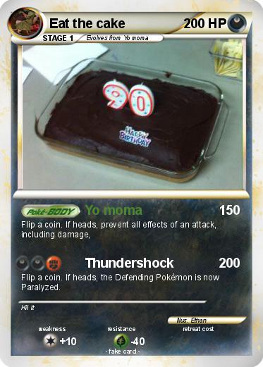 Pokemon Eat the cake