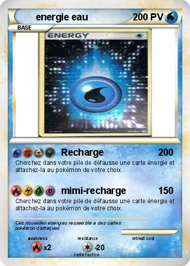 Pokemon energie eau