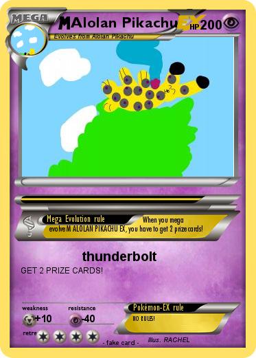 Pokemon Alolan Pikachu