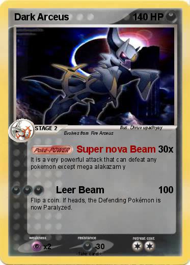 Pokemon Dark Arceus
