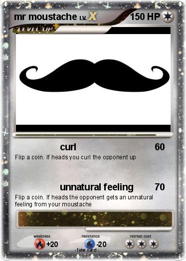 Pokemon mr moustache