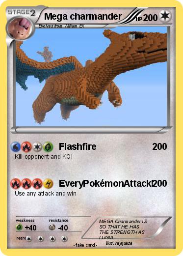 Pokemon Mega charmander