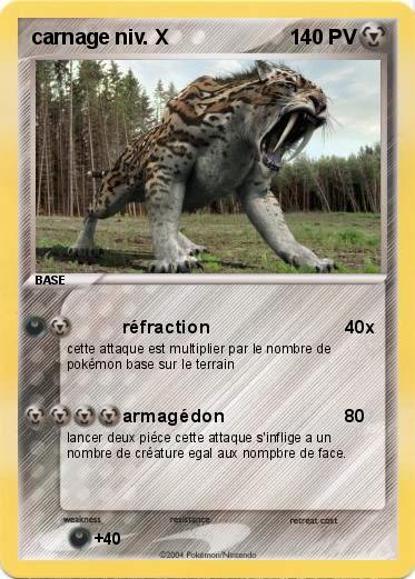Pokemon carnage niv. X