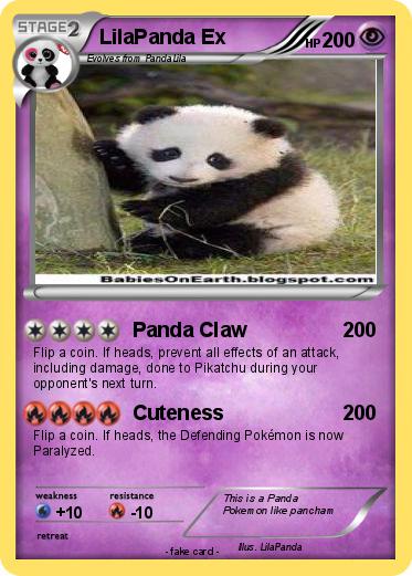Pokemon LilaPanda Ex