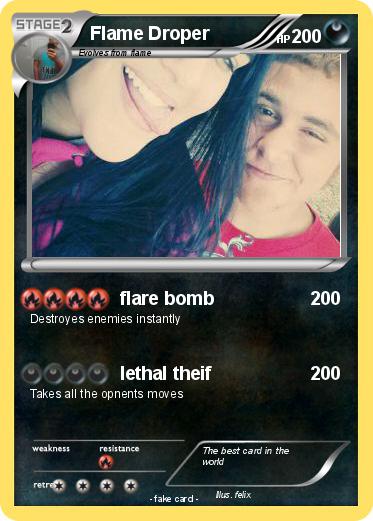 Pokemon Flame Droper