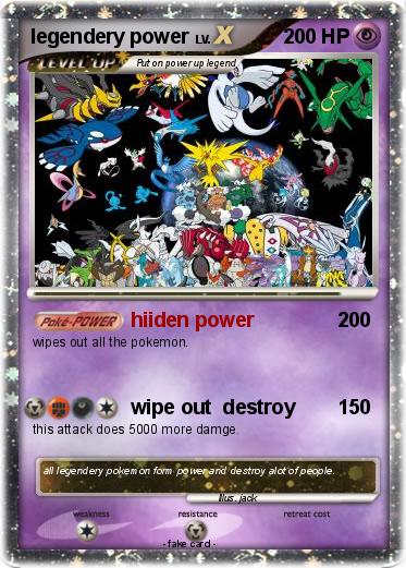 Pokemon legendery power