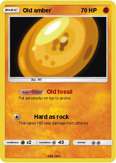 Pokemon Old amber